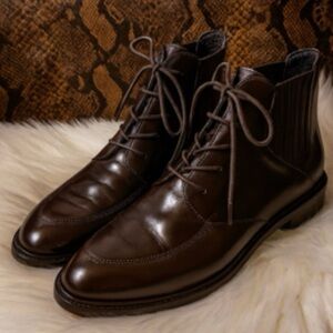 Cole Haan Women’s Size 9M Leather Dark Brown Boots